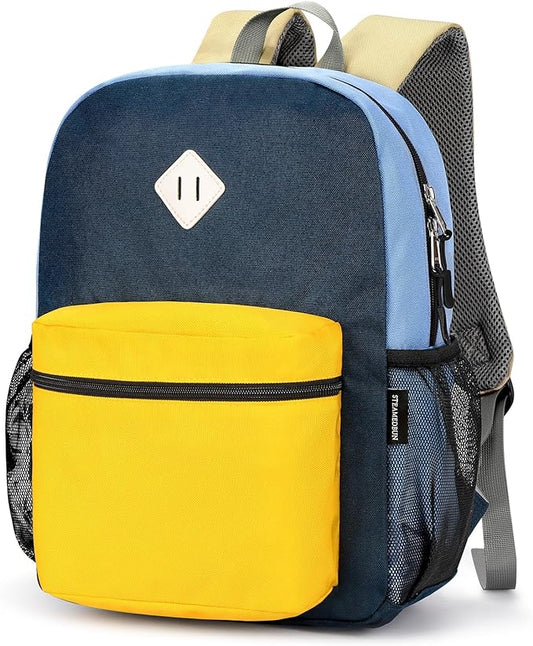 STEAMEDBUN Kids Backpack for Boys,Kindergarten Backpack for Toddler Boys Age 3-6