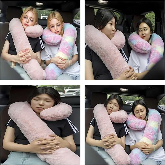 Long-Distance Travel Neck PillowCar Sleep Aid Pillow,Home/Office Lumbar Pillow,Ergonomic Wrap-Around Neck Pillow, Neck Support for Adults and Children,Multifunctional Travel Pillow,throw pillow