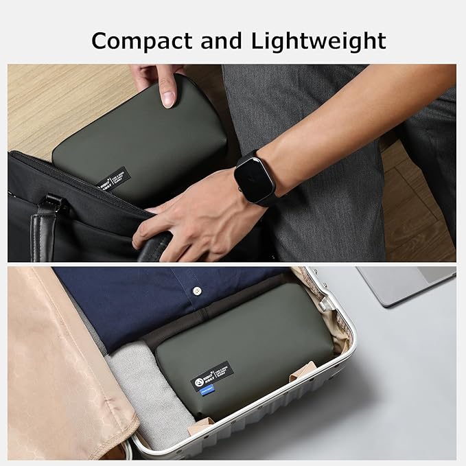 RIGHT AWAY Electronic Organizer,Waterproof Travel Accessories Storage, Tech Pouch for Cord, Power bank, Airpods, Daily Items