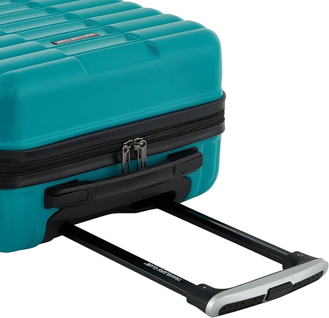 Travelers Club 22-Inch Gilroy Rolling Hardside Carry-On Luggage, Teal Blue