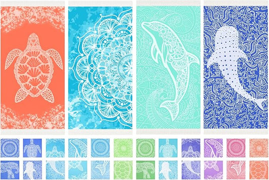 Thin Turkish Beach Towel Lightweight Quick Dry Absorbent Cotton Bathroom Bath Pool Swim Towels Extra Large Oversized Sand Free Beach Accessories Essentials Cloud Gifts for Adult