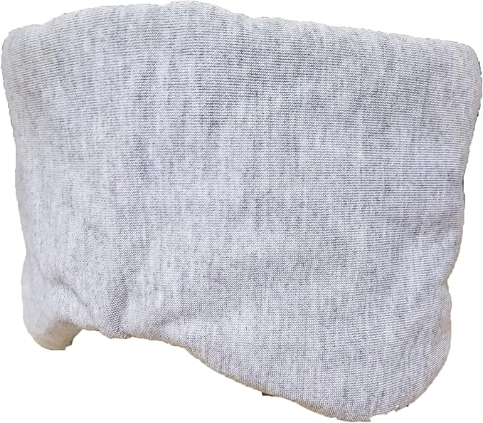 Fan Wu Cotton Sleep Mask for Side Sleepers – Soft, Lightweight & Breathable Blackout Eye Cover for Women & Men | Ideal for Travel, Hotel & Home Use | Grey