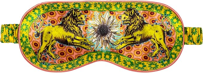 slip Pure Silk Sleep Mask - 100% Pure 22 Momme Mulberry Silk Eye Mask - Comfortable Sleeping Mask with Elastic Band + Filler and Internal Liner, Zodiac Collection: Leo