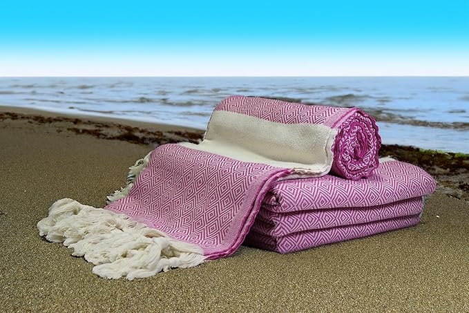 Personalized Beach Towel, Beach Bachelorette, Bridesmaid Gifts, Girls Trip, Wedding Gifts, Home Decor, Bridal Party, Beach Towel (Hot Pink)