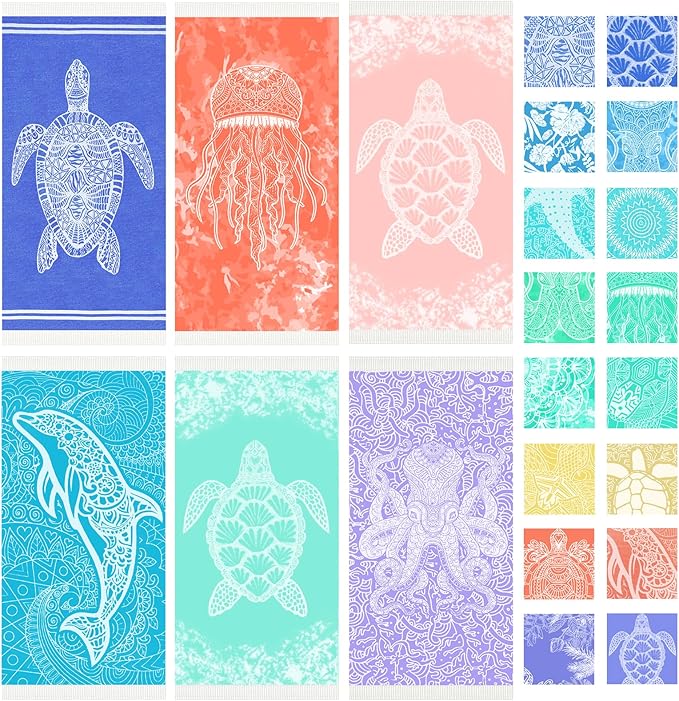 Thin Turkish Beach Towel Lightweight Soft Cotton Extra Large XL Oversized Sand Free Sandproof Absorbent Quick Dry Towels Cloud Bath Pool Travel Compact Essentials Accessories for Adult Gifts