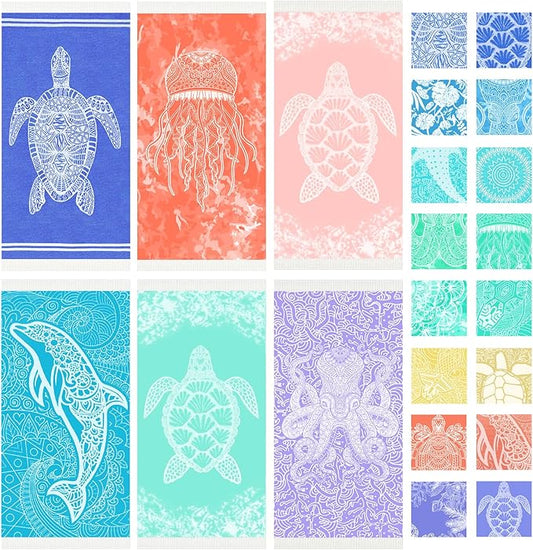 Thin Turkish Beach Towel Lightweight Soft Cotton Extra Large XL Oversized Sand Free Sandproof Absorbent Quick Dry Towels Cloud Bath Pool Travel Compact Essentials Accessories for Adult Gifts