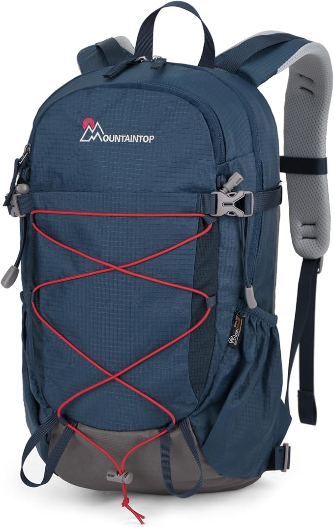 MOUNTAINTOP 18L/25L/40L Hiking Backpack,Lightweight Travel Backpack with Rain Cover for Outdoor Backpacking, Camping