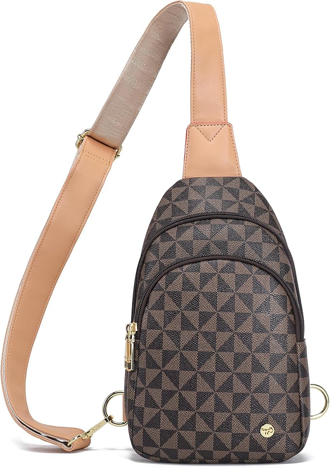 INICAT Crossbody Sling Bags Fanny Packs Valentine's Day Gifts Vegan Leather Travel Vacation Essentials Purses Women