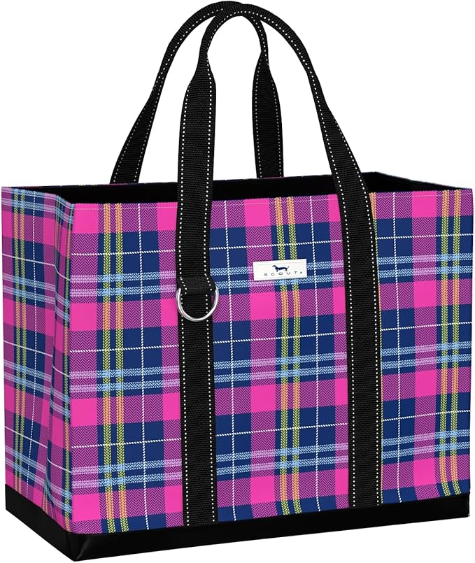 SCOUT Original Deano Tote Large - Durable Lightweight Open Top Beach, Pool & Lake Bag, Inside Zip Pocket, Folds Flat