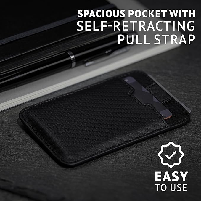 Vaultskin CHELSEA Mens RFID Blocking Slim Leather Card Wallet - Minimalist Front Pocket Cardholder