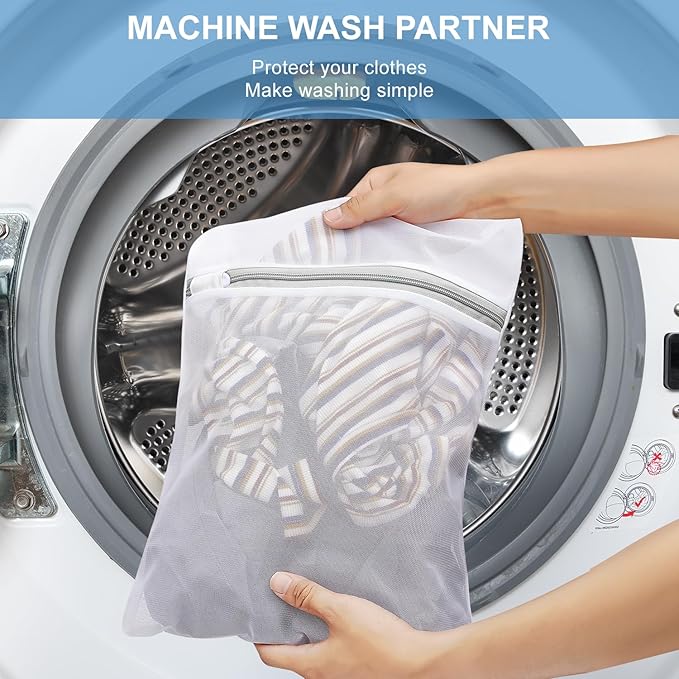 BAGAIL Laundry Bags Mesh Wash Bag for Intimates Lingerie and Delicates (3L)