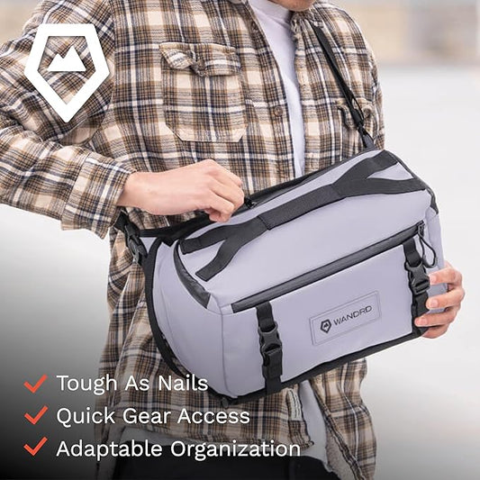WANDRD ROGUE V1 9L Sling: Compact Camera Sling and Crossbody Bag with Fast Access, 3-Way Carry– Lightweight Everyday Bag Great for Travel, Photography, and Daily Use (Uyuni Purple)