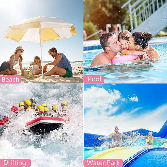 Waterproof Phone Pouch Bag - 7.5in Water Proof Cell Phone Case for Beach Travel, IPX8 Dry Bag with Lanyard for iPhone 17 16 15 Pro Max Galaxy S25 Ultra Pixel 10 Pro, Cruise Ship Essentials