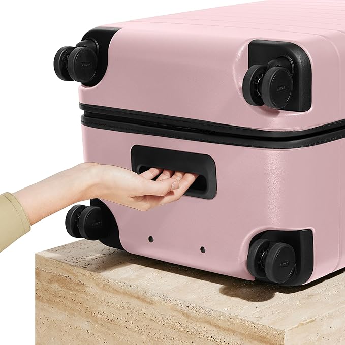 Away Large Trunk Luggage, 31 Inch Hardside Suitcase with Spinner Wheels, Lightweight & Durable, TSA Lock, Ideal for Long Trips, Blush Pink