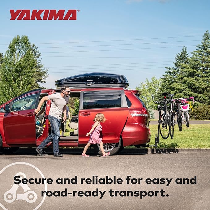 Yakima DoubleDown 4 Hitch Mount Bike Rack, 4-Bike Carrier for Car, SUV & Truck - Fits 2” & 1.25” Receivers, Tilting Rear-Mounted Bicycle Holder with Anti-Sway Cradles & Folding Arms