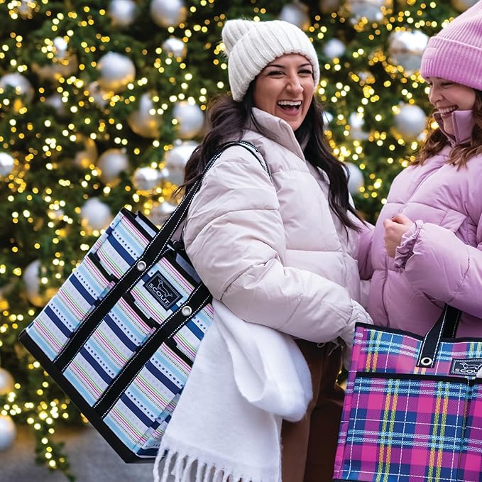 SCOUT Rocket Pocket Tote - Multi-Pocket Travel, Nurse, Teacher, Mom Tote, 7 Pockets Total, Two Sets of Straps, Folds Flat