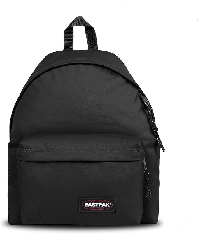 EASTPAK Padded Pak'R – 24L Iconic Backpack with Front Pocket, Water-Resistant Fabric, Vegan Materials & Adjustable Straps, Black