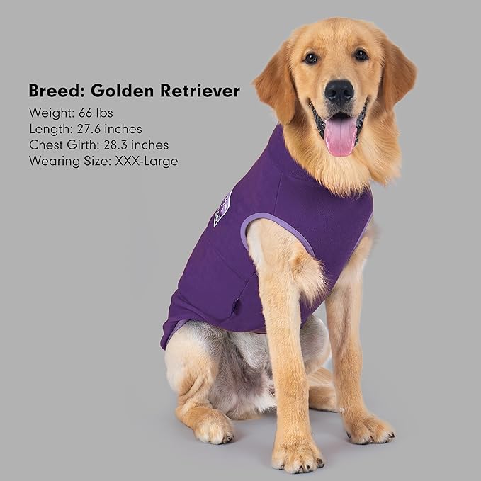 cyeollo Dog Sweaters for Small Dogs, Turtleneck Fleece Dog Sweater Stretchy Pullover Dogs Jacket Vest Lightweight Soft Warm Winter Pet Clothes, Purple M
