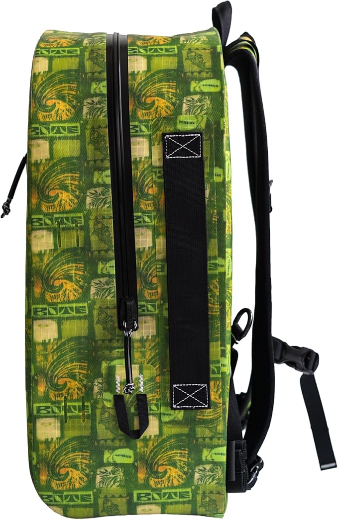 BOTE Highwater Backpack Waterproof Outdoor Zipper Dry Bag 28 Liter Capacity Molle Straps Fully Submersible Watersports Kayaking Fishing Hunting Boating