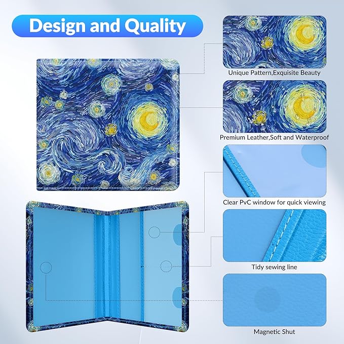 Car Registration and Insurance Card Holder，Vehicle Glove Box Car Organizer，Accessories Case for Storing Driving Licences, Cards, Documents