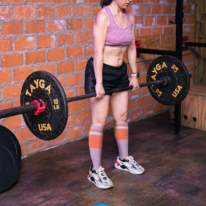 fenglaoda Compression Socks for Women Men Support Circulation 6 Pairs Socks For Nurse, Travel, Flight