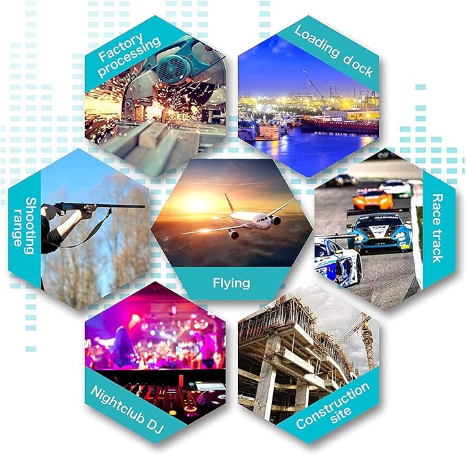 Ear Plugs for Sleeping,12 Pair Earplugs Noise Canceling Soft Silicone Ear Plug Reusable Earplugs for Sleep,Concert,Swimming,Study,Loud Noise,Snoring(Yellow Pink Rose Red)