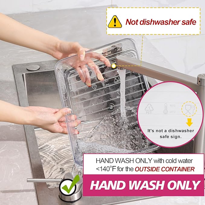 shopwithgreen Divided Serving Tray with Lid and Handle, Portable Snackle Box Charcuterie Container for Party, Veggies, Fruits, Nuts, Candy, Food Tray Platter Snack Box for Entertaining, Picnic, Pink