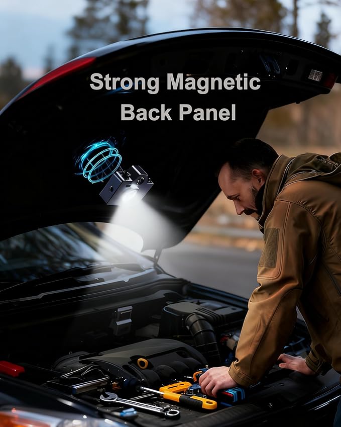 LED Camping Lights Lantern Portable ,Battery Operated Lights Adjustable Brightness & Color,Flashlight Rechargeable Light with Magnetic,IPX5 Waterproof Tent Lights Power Failure Emergency Light Outdoor