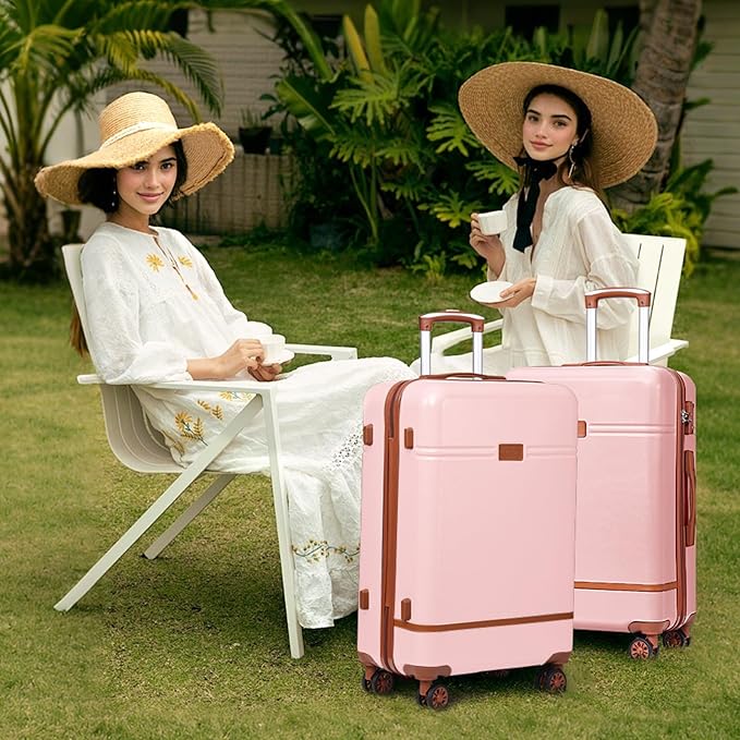 Krute Carry On Luggage 22x14x9 Airline Approved Hard Shell Suitcases with Wheels 20in PC+ABS TSA Approved Carry On Suitcase