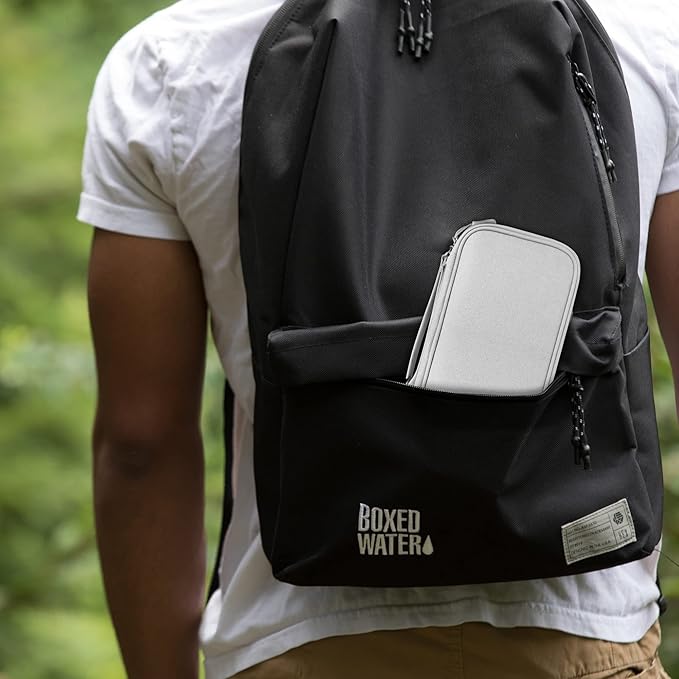 Electronics Travel Organizer,Portable Waterproof Electronic Travel Storage Bag for Small Charging Cord Storage,Charger,Small Electronics,SD Card etc,for Travel,Business - Grey