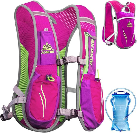 TRIWONDER Hydration Running Vest Backpack, Lightweight Water Pack for Men Women Hydration Backpack for Trail Race, Hiking, Cycling, Climbing, Camping, Jogging, Marathon
