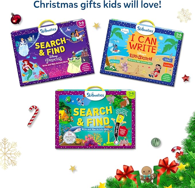 Skillmatics Search and Find PAW Patrol Educational Game - Reusable Preschool Learning Activities, Perfect for Toddlers & Kids Who Love Toys, Art & Crafts, Gifts for Boys & Girls Ages 3, 4, 5, 6