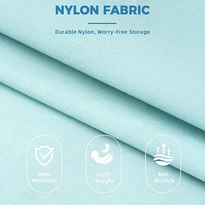 BAGAIL 6 Set/4 Set Lightweight Compression Packing Cubes with Packing List, Anti-Tearing Expandable Organizer Bags for Travel