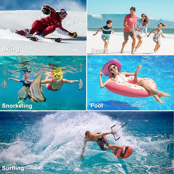 ProCase 2 Pack Waterproof Phone Pouch, Underwater Phone Case Up to 7", Dry Bag for iPhone 17 Air 16 15 14 13 Pro Plus Max, Galaxy S24 S23 S22 Ultra Pixel, Beach Essentials -Black