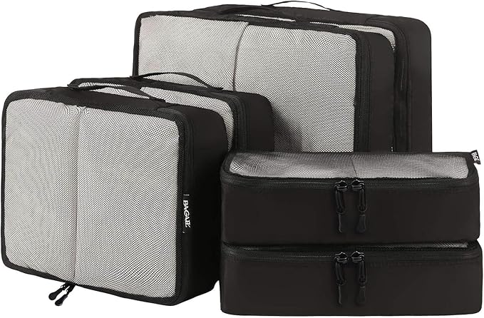 BAGAIL 6 Set Packing Cubes,Travel Luggage Packing Organizers