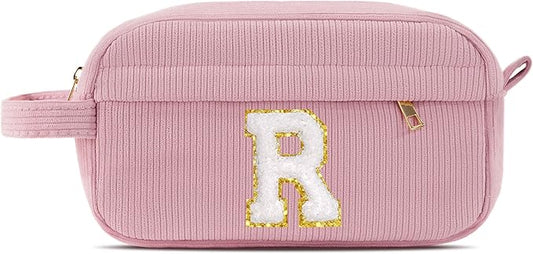Pocmimut Graduation Gifts for Girls,Personalized Preppy Makeup Bag Makeup Pouch Toiletry Bag Gifts for Teen Girls Gifts Trendy Stuff,R