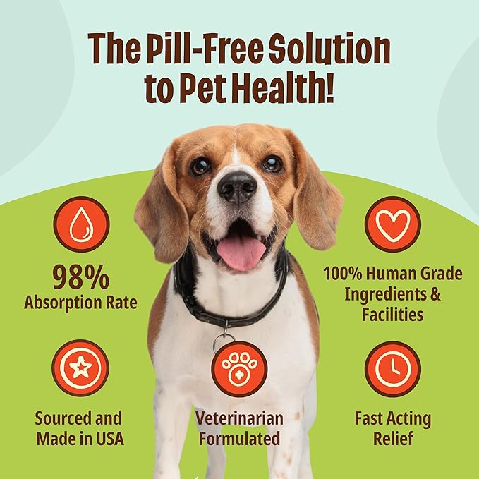 Licks Pill-Free Dog Calming Gummies - Zen Calming Aid Supplements for Aggressive Behavior & Nervousness - Dog & Puppy Treats for Stress Relief & Health - Gummies - 90 Use