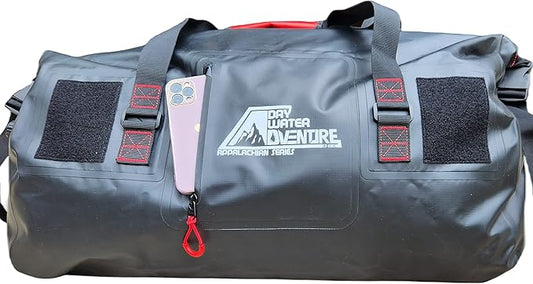 Waterproof Duffel Bag, Marine Grade (60 Liter/15.8 Gallon, Appalachian Series, Black)