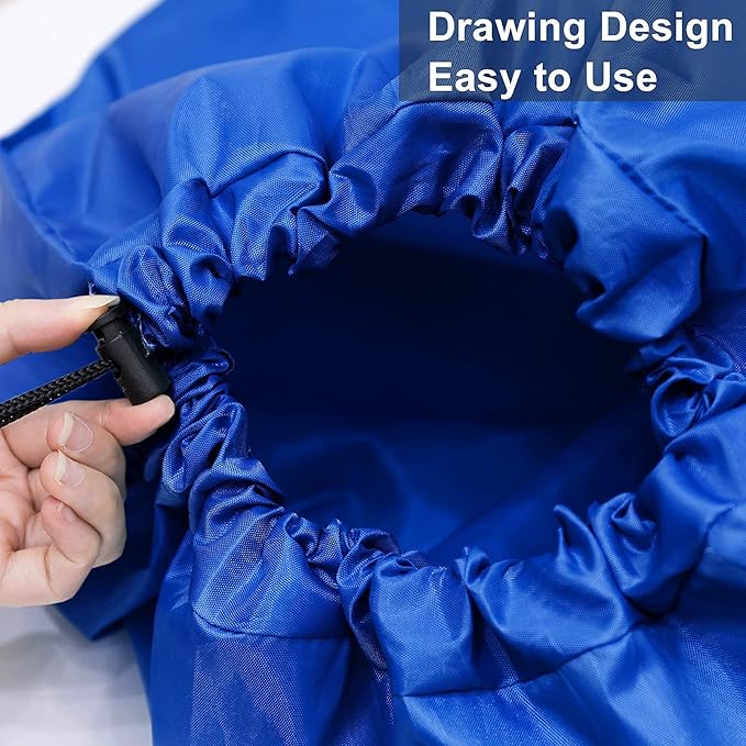 Sylfairy 2 Pack Extra Large Travel Laundry Bag, 24" x 36" Rip-Stop Dirty Clothes Organizer with Drawstring, Heavy Duty Travel Laundry Bag, Large Laundry Hamper Liner, Machine Wash (Navy+Black)