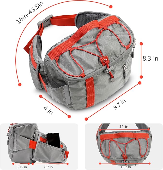Reflective Hydration Backpack, Hydration Pack - Water Backpack with 2L Hydration Bladder, Essential for Festivals - Rave Hydration Pack for Hiking, Running, Cycling, and Festivals