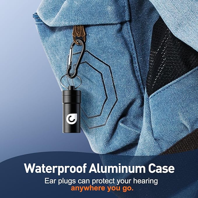 High Fidelity Concert Ear Plugs, Noise Cancelling Silicone Ear Plugs 2 Pairs Great for Concerts Loud Music, Musicians, Motorcycles, Airplanes, Raves, Hearing Protection -23 dB