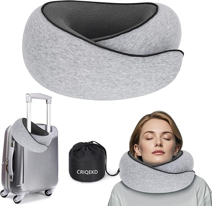 New Travel Pillow, Travel Pillows for Airplanes, Travel Neck Pillow, Travel Pillow, Travel Pillow Neck Pillow for Traveling Suitable for Airplanes,Offices and Cars