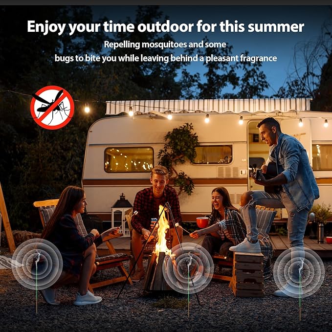 KICKOUTOR® Mosquito Repellent Outdoor Patio 240 PCS Natural Citronella Incense Sticks DEET Free Lemongrass Oil Gnat Mosquito Control for Indoor Backyard Travel Camping