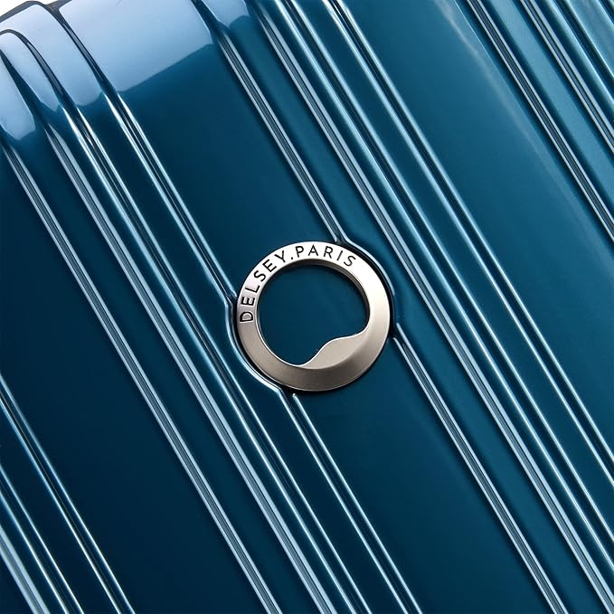 DELSEY PARIS Helium Aero Hardside Expandable Luggage with Spinner Wheels, Teal, Carry-On 21 Inch