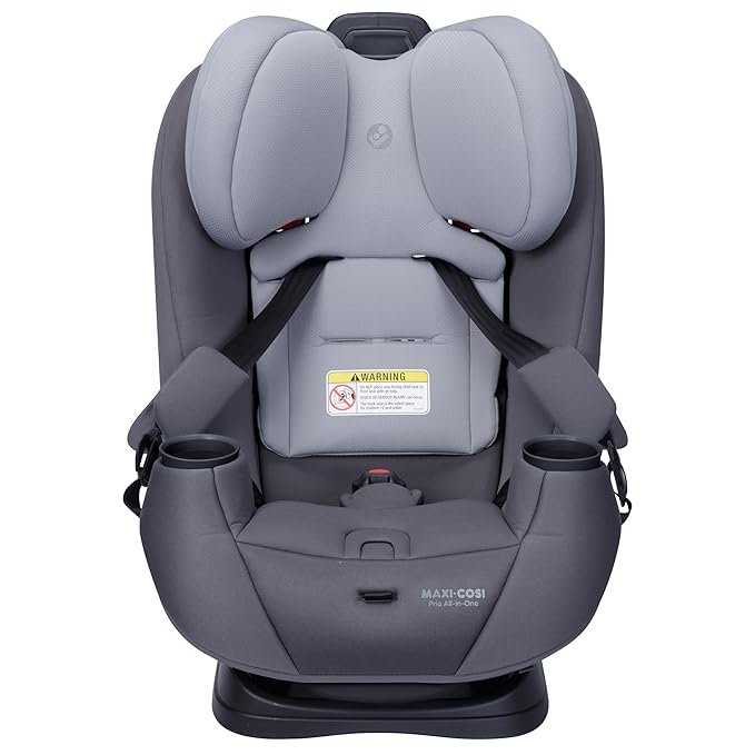 Maxi-Cosi Pria All-in-One Convertible Car Seat, Infant to Toddler Car Seat, Easy-Install Harness, Machine-Washable Cover, 5-100 lbs, Sea Salt