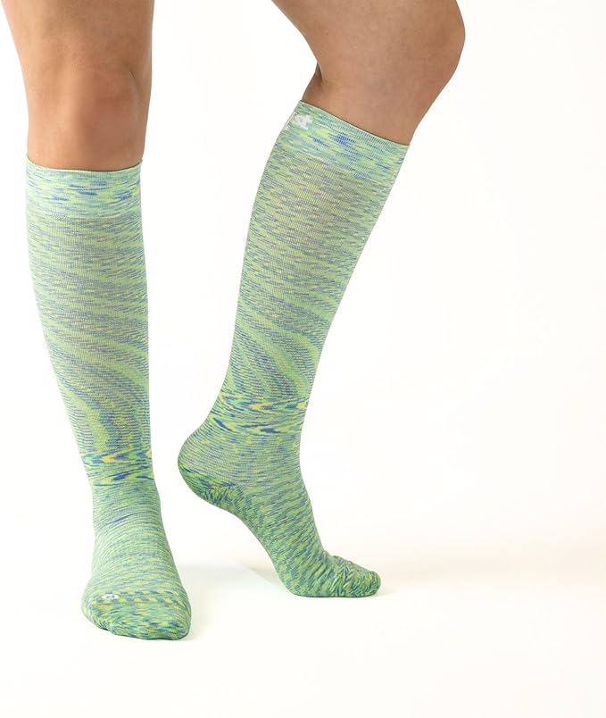 Medical Grade Compression Socks for Men & Women 15-20 mmHg by OrthoSleeve (Nebula, Medium)