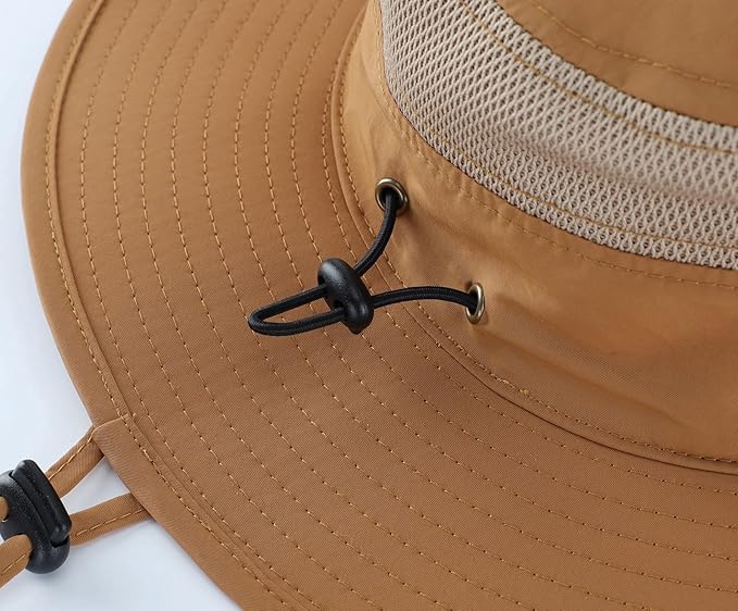 Home Prefer UPF 50+ Men's Sun Hat Wide Brim Bucket Hat UV Protection Hat for Mens Womens Beach Safari Gardening Golf Fishing