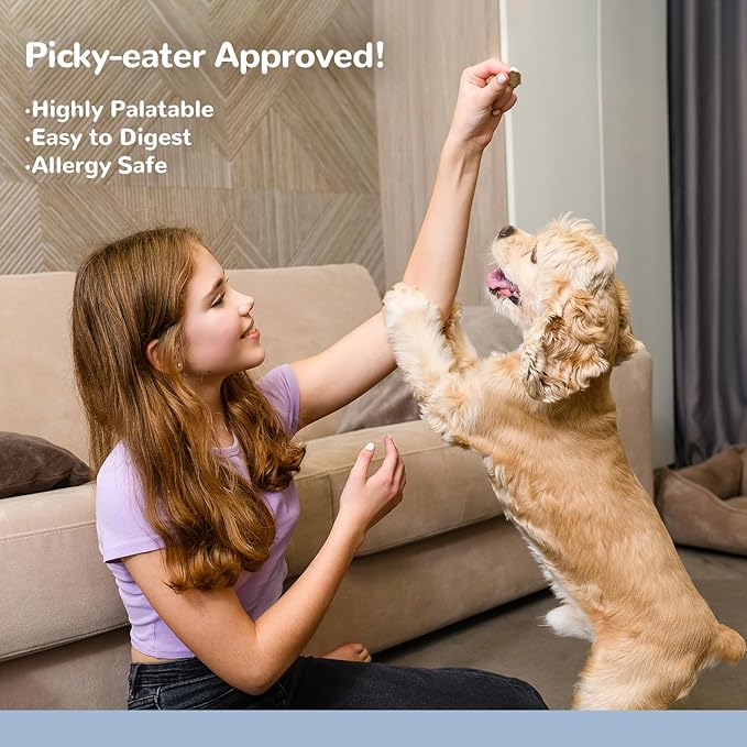 Calming Chews with Melatonin Set, Dog Calming Chews to Help Sleep and Reduce Stress, Dog Anxiety Relief Soft Chews for Fireworks, Storms, Thunder, Barking, Separation, Emotional Support