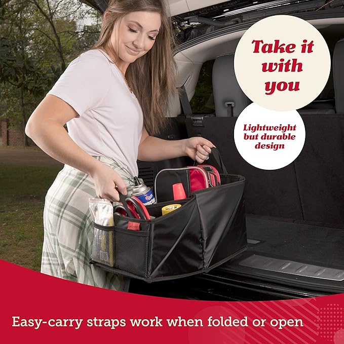 Lusso Gear Car Seat Organizer for Front or Backseat - Great for Adults & Kids, Features 9 Storage Compartments for Toys, Magazines, Tissues, Maps, Books, Documents, Games & More (Floral)