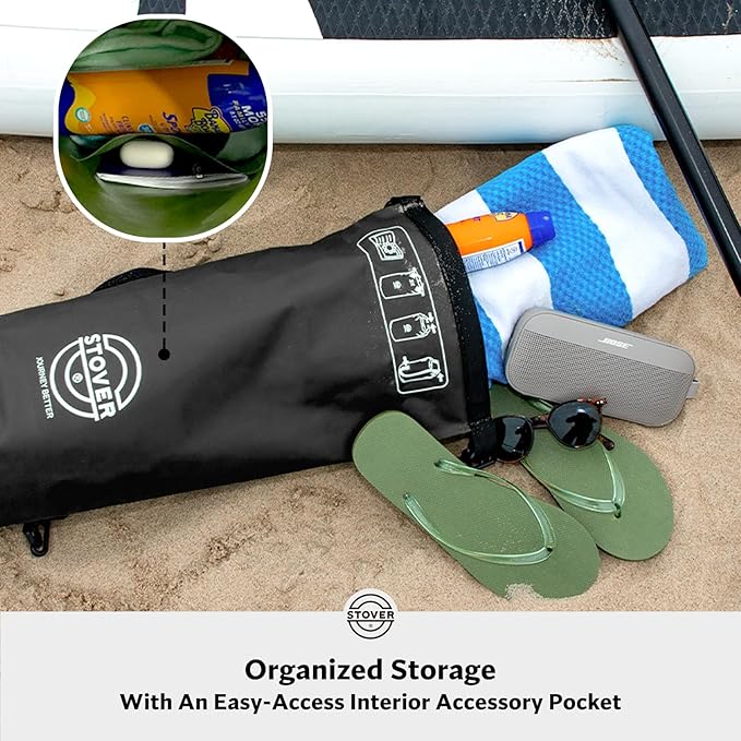 STOVER 5/10/25/30/40/55L Waterproof Dry Bag- Roll-Top Backpack w/Phone Case- Kayaking, Hiking, Camping, Boating- Men/Women